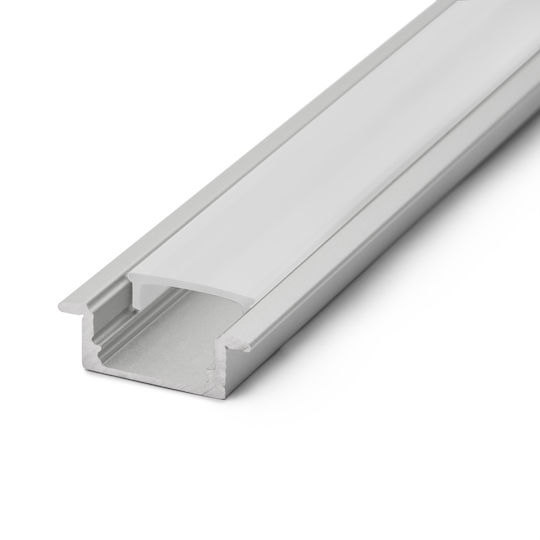 Opal Cover Aluminum LED Strip Profile 1000 mm