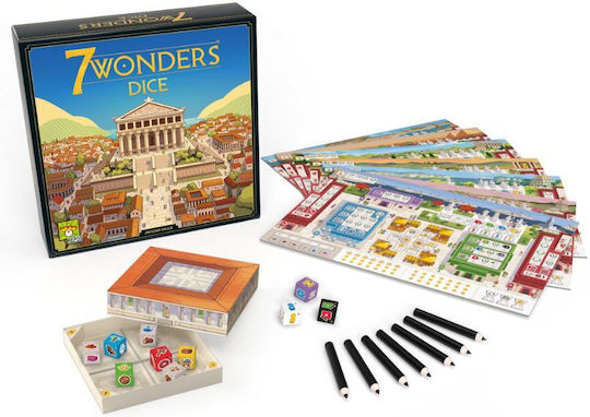 Επιτραπέζιο Παιχνίδι 7 Wonders Dice για 2-7 Παίκτες 10+ Ετών (EN) Repos Production