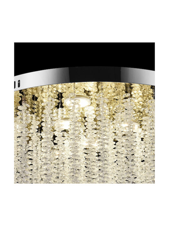 Alista Home Plafonieră de Tavan Aurie cu LED Integrat și Cristale
