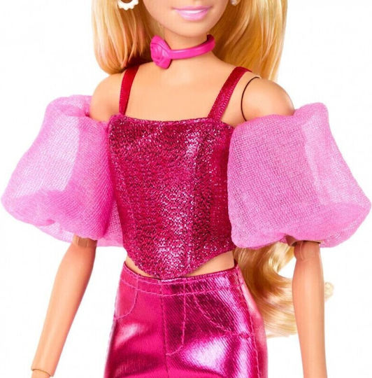 Barbie Deluxe Style Metallic Pink With Blonde Hair For 3+ Years
