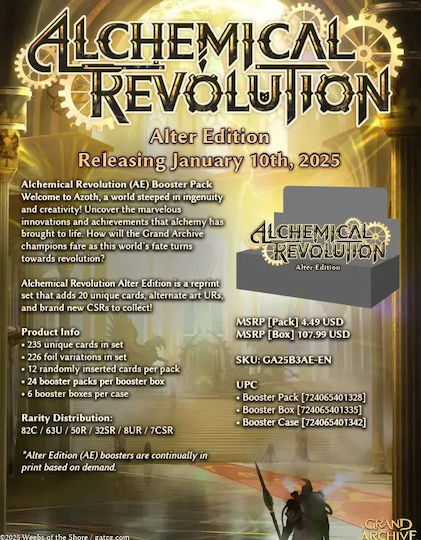 Theatre Communications Group Alchemical Revolution Booster Pack (EN)