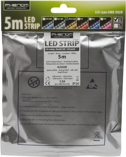 Alista Home Bandă LED 12V 5m cu Sursă de alimentare