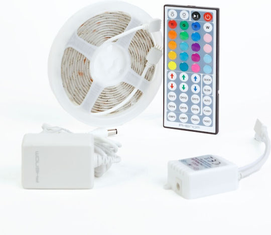 Alista Home Rezistent la apă Bandă LED 12V RGB Lumină 3m Tip SMD5050 cu Sursă de alimentare & Telecomandă