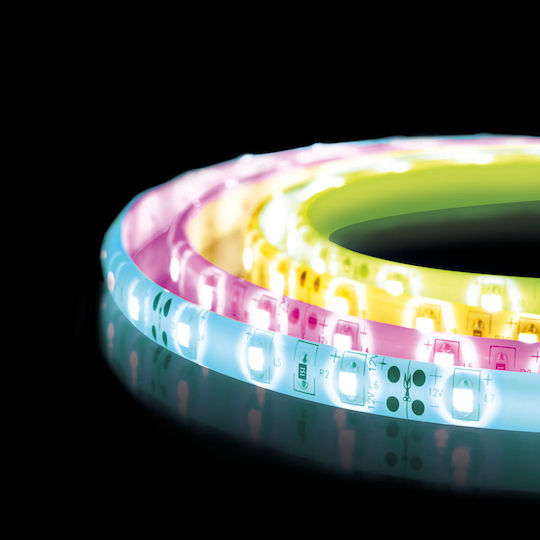 Alista Home Inteligent Bandă LED Wi-Fi 220V RGB Lumină 2m Tip SMD5050 cu Sursă de alimentare & Telecomandă