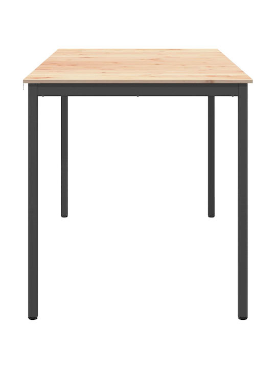 Table Bar from Solid Wood Natural 110x55x105cm