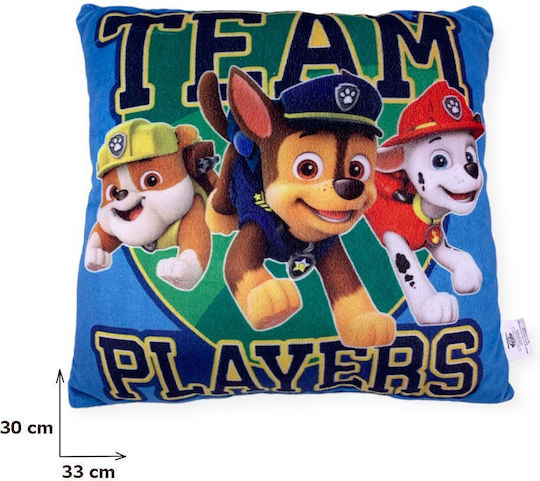 Paw Patrol Παιδικό Διακοσμητικό Μαξιλάρι 30x33εκ.