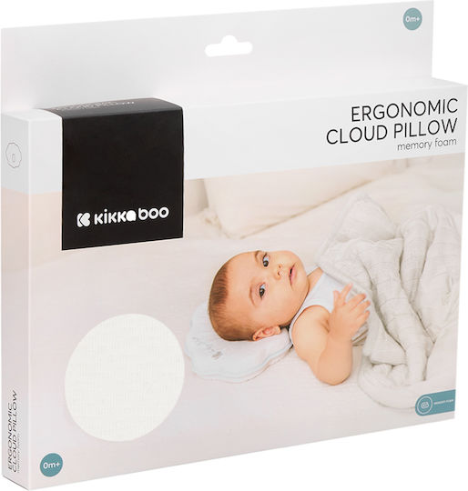 Kikka Boo Βρεφικό Μαξιλάρι Πλαγιοκεφαλίας Memory Foam Ergonomic Clouds Λευκό 26x29εκ. Kikka Boo Βρεφικό Μαξιλάρι Πλαγιοκεφαλίας Memory Foam Ergonomic Clouds Λευκό 26x29εκ.