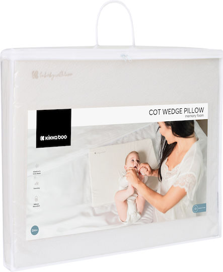 Kikka Boo Βρεφικό Αντιπνικτικό Memory Foam Airknit Λευκό 45x60εκ.