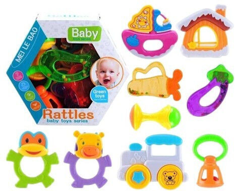 Σετ Βρεφικές Κουδουνίστρες & Μασητικά Tg8364a 9pcs 917390