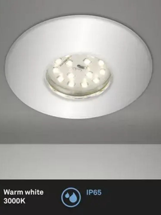 Briloner Στρογγυλό LED Panel 5W με Θερμό Λευκό Φως 3000K