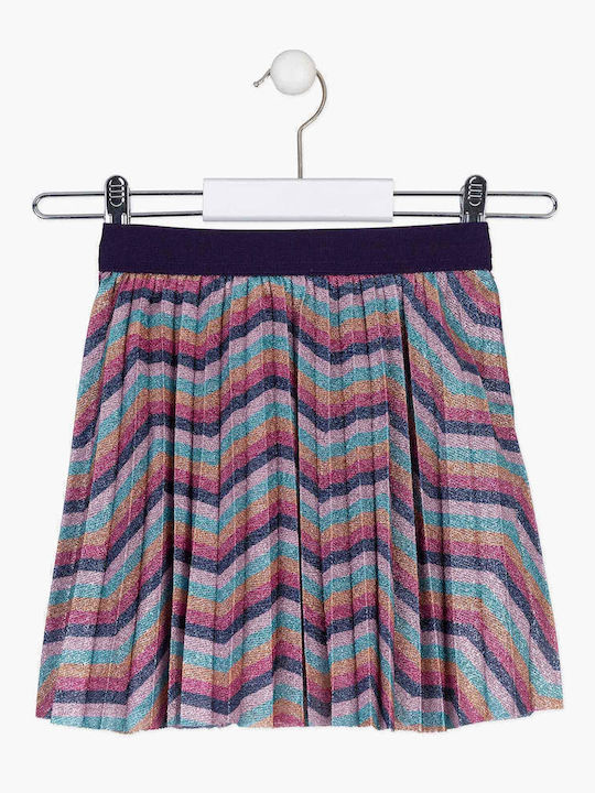 Fustă Plisată Pentru Copii Floral Multicolor
