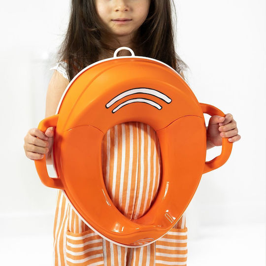 My Carry Potty Toddler Toilet Seat with Handles Orange