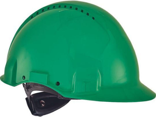 3M G3000nuv Cască Șantier de construcții Verde