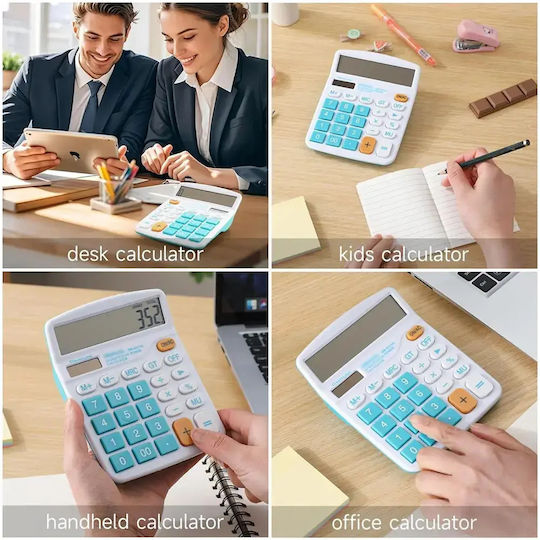 Osalo Calculator 12 Cifre în Culoarea Roz 1buc