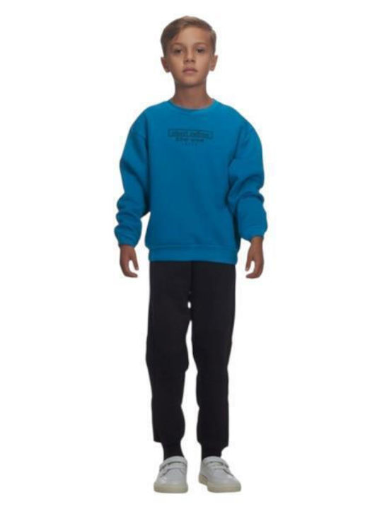 Kids Sweatpants Set Petrol Blue 2pcs