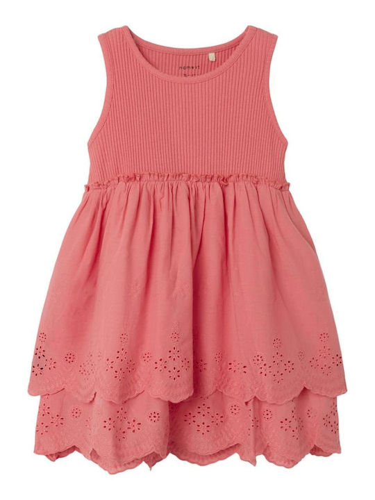 Children's Dress Sleeveless Coral