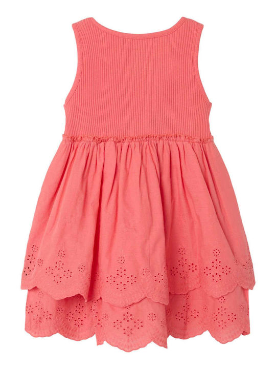 Children's Dress Sleeveless Coral