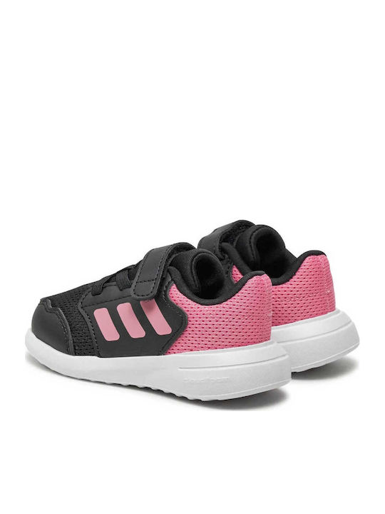 Tensaur Run 3.0 Αθλητικά Παιδικά Παπούτσια Running με Σκρατς Core Black / Bliss Pink / Cloud White