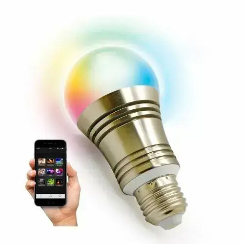 Smart Смарт крушка LED 7.5W за фасунга E27 RGBW 640лм Димируем
