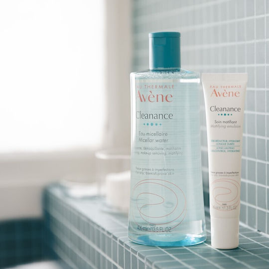 Eau Thermale Avène Cleanance Micellar Water Αφαίρεσης Μακιγιάζ Προσώπου για Ακνεϊκές Επιδερμίδες 400ml