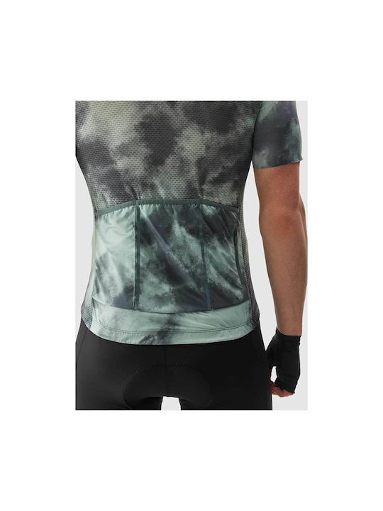 4F Short Sleeves Cycling Jersey Green