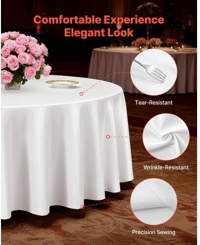 Vevor Rotunda Set 10pcs White 304.8x304.8cm