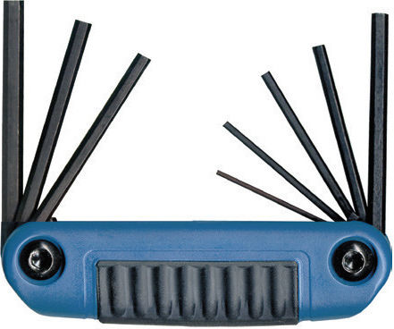 Hexagonal Allen Key Set Knife Tip 2.0-8.0 8 Pcs