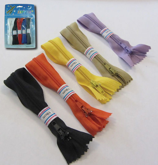 AGC Zipper Sewing Supply 19cm 5pcs