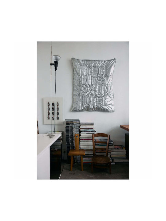 HK Living 3D Διακοσμητικό Τοίχου Ασημί 120x5x100cm