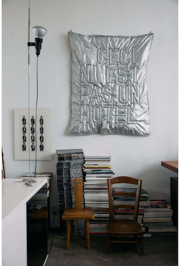 HK Living 3D Wanddekoration Silber 120x5x100cm