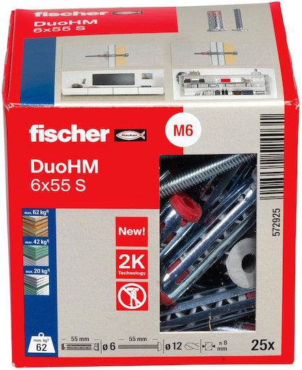 fischer Oops Plastic 6x55mm