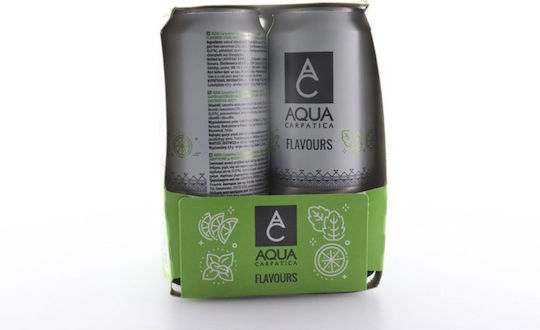 Aqua Carpatica Λεμονάδα Lime με Ανθρακικό σε Κουτί 4x330ml