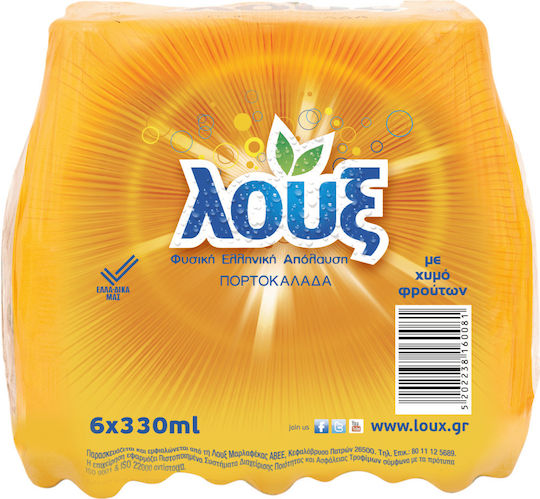 Λούξ Πορτοκαλάδα με Ανθρακικό σε Φιάλη 6x330ml
