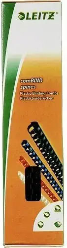 Leitz 35042 *170240653 Dc Binding Spiral Combs 10 Mm Diameter 100 Pieces Sheet Capacity A4 21 Rings Black