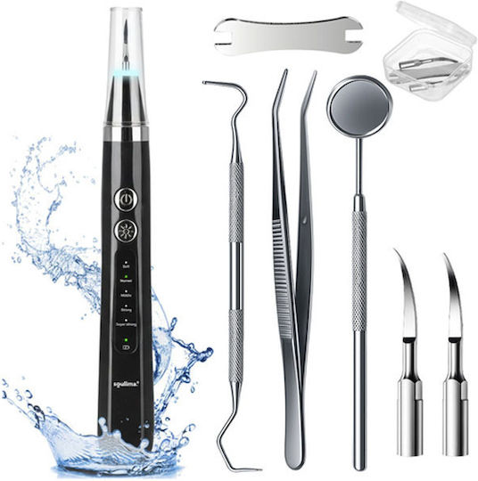 Portable Teeth Cleaning Device Rechargeable 5 Functions 3.5x18.8 Cm Soulima