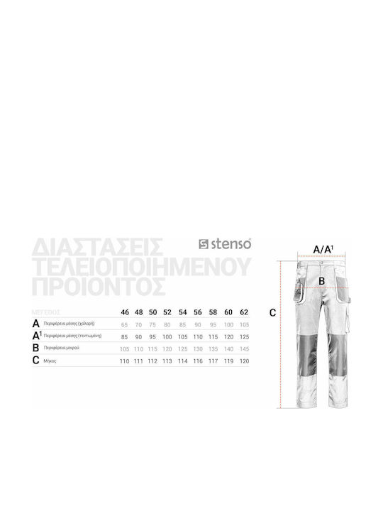 Stenso Emerton Work Trousers Black