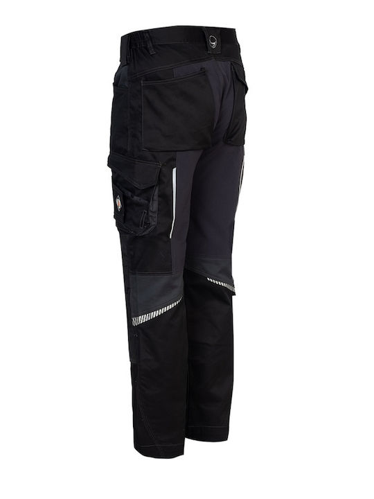 Stenso Revolt 4stretch Arbeitshose Schwarz