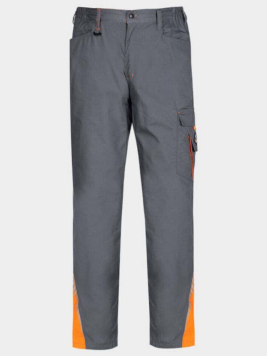 Stenso Prisma Summer Reflective Work Trousers Gray
