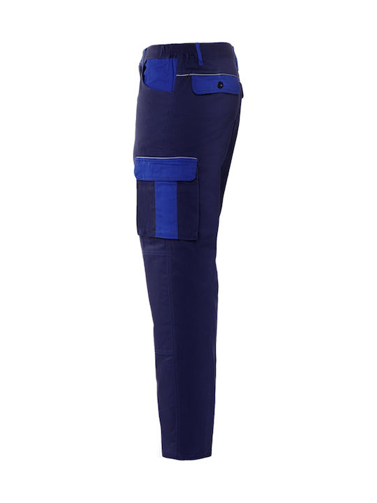 Stenso Asimo Reflektierend Arbeitshose Blau aus Baumwolle