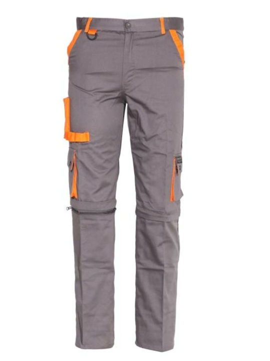 Fageo Work Trousers with Removable Legs Gray