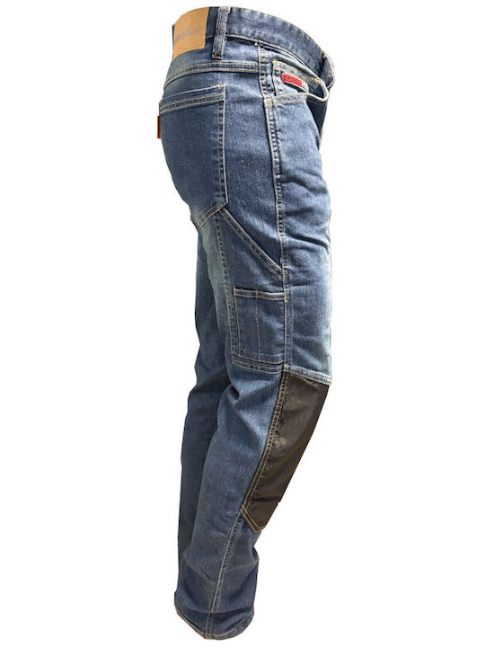 Python Stretch Verstärkung 40886 Arbeitshose Blau