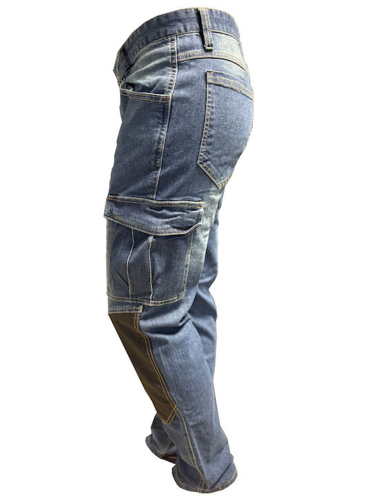 Python Stretch Verstärkung 40886 Arbeitshose Blau