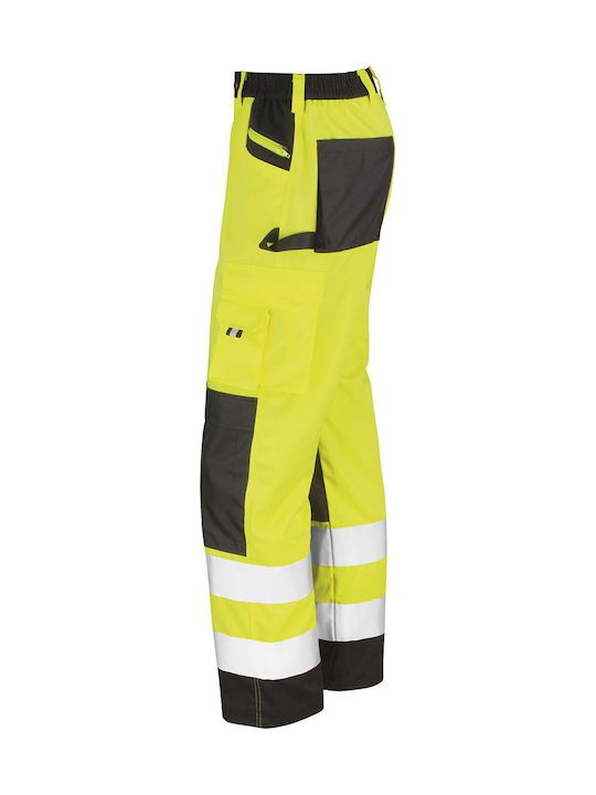 Result Safety Cargo Ανακλαστικό Παντελόνι Εργασίας Κίτρινο
