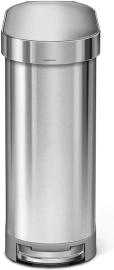 Simplehuman Simplehuman Mülleimer aus Inox mit Pedal 45lt