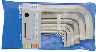 Unior Allen-Schlüssel-Set mit 6 Schlüsseln