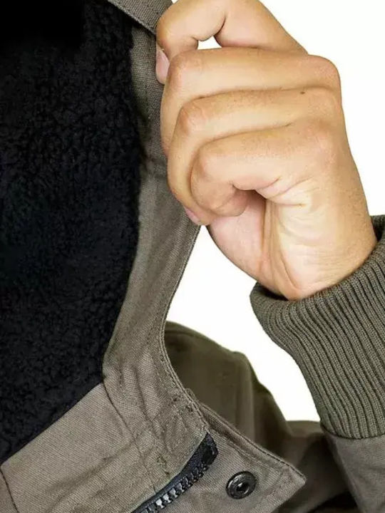 Vintage Industries Arbeitsjacke Kälte Grün