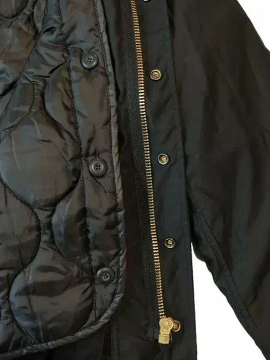 Vintage Industries Работна яке Противостудова Черен
