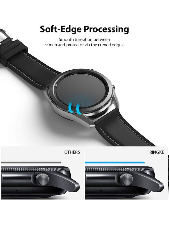 Ringke Tempered Glass for the Samsung Galaxy Watch3 (45mm) 4pcs RGK1246