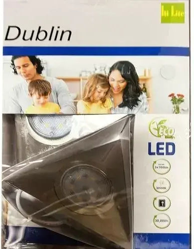 Hi-lite Осветително Тяло LED Топло Бяло 3 Бр