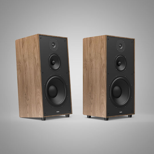 Indiana Line Utah 5 Paar Hi-Fi Lautsprecher Boden Walnut